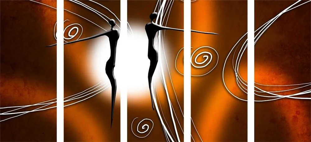 Quadri 5 pezzi – Amore etnico