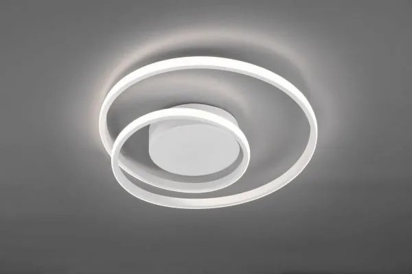 Plafoniera zeta led spirale bianca con regolazione intensitò r62911131