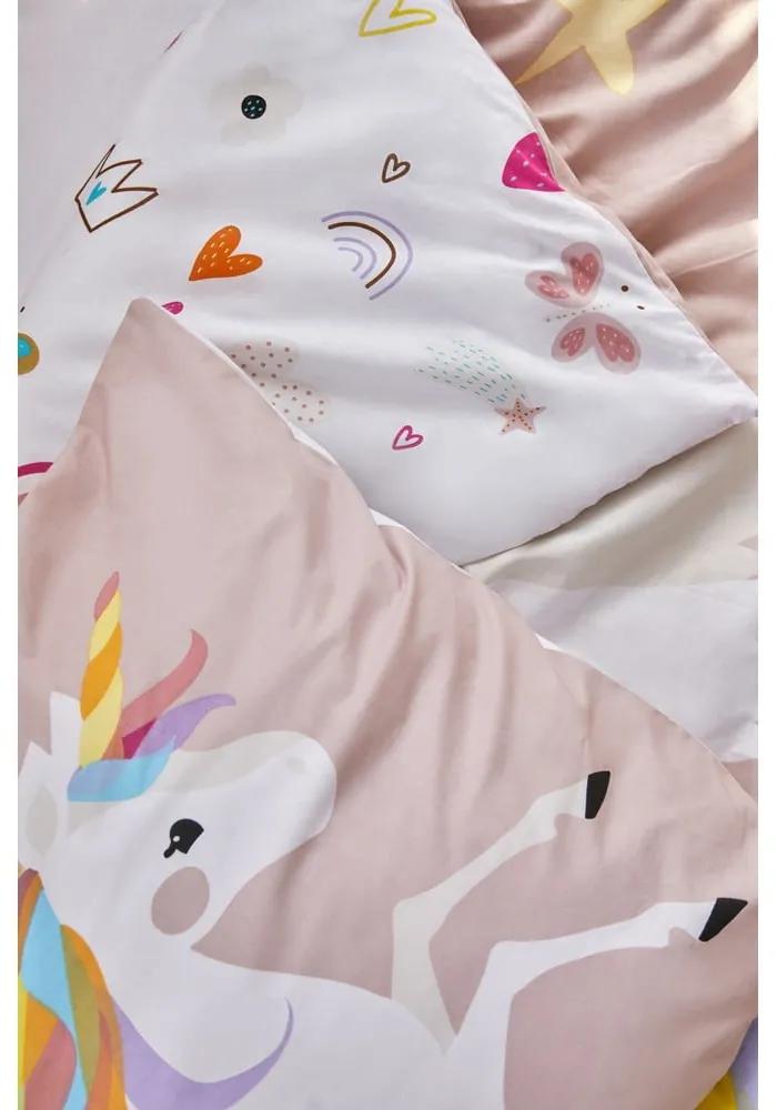 Biancheria da letto per bambini in cotone per letto singolo 140x200 cm Unicorn - Bonami Selection