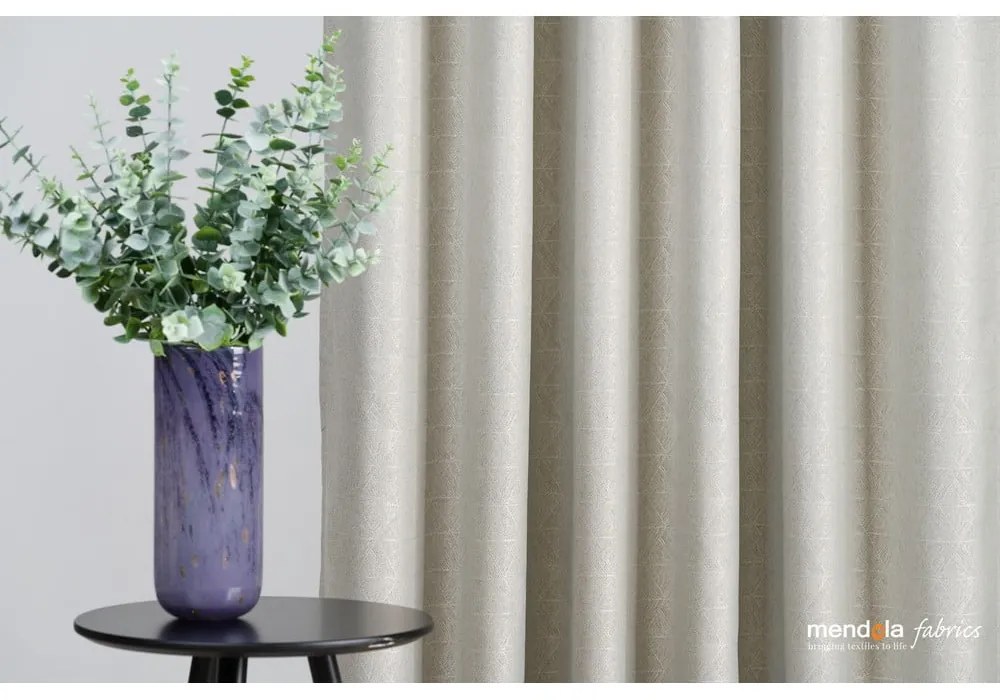 Tenda beige 140x260 cm Teorema - Mendola Fabrics