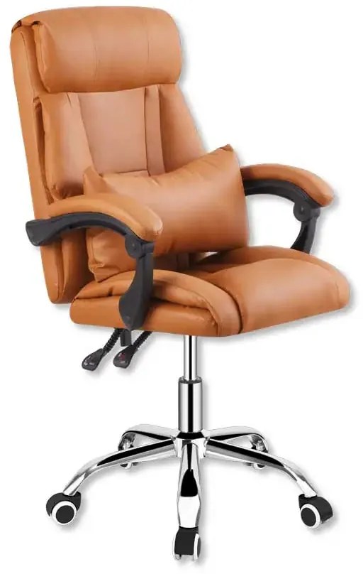 Poltrona Ufficio Mia Brown 68x63x116/126h – Ergonomica e Reclinabile