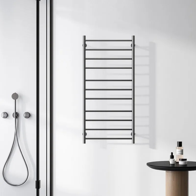 Termoarredo scaldasalviette elettrico colore gun metal | KAM-TR100GM - KAMALU
