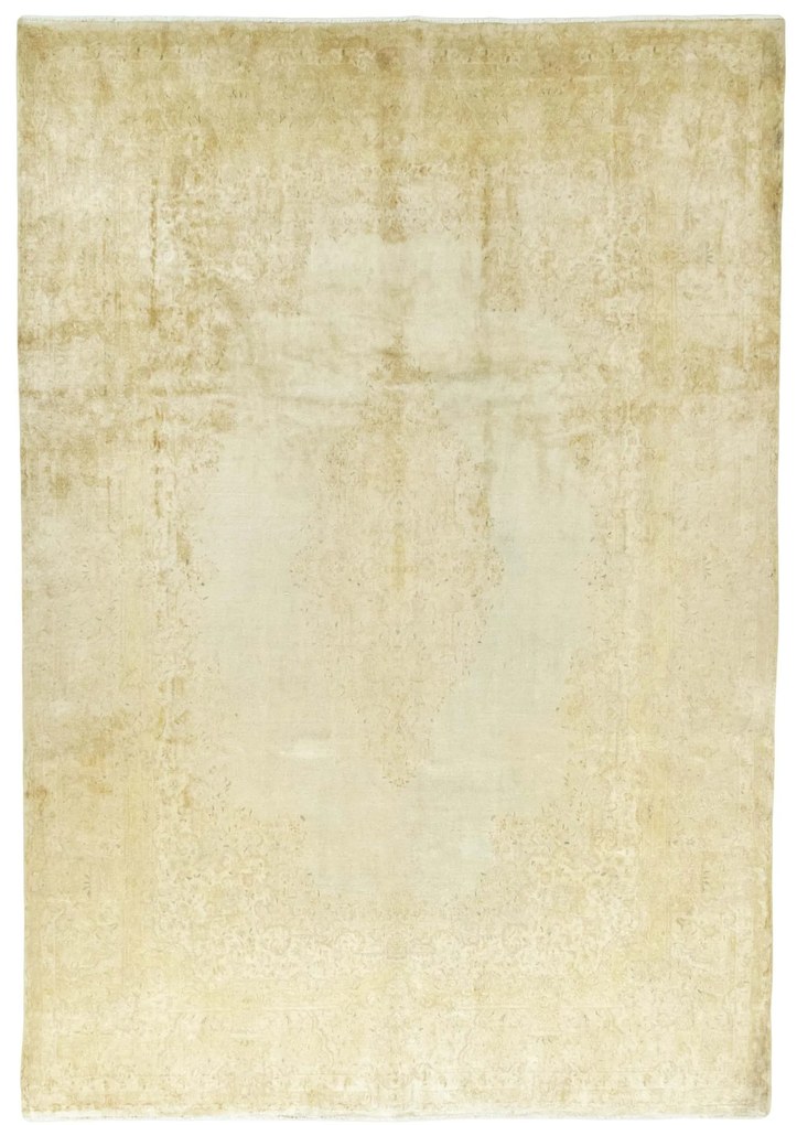 Kerman Tappeto 300 x 430 Beige (Iran) Annodato A Mano