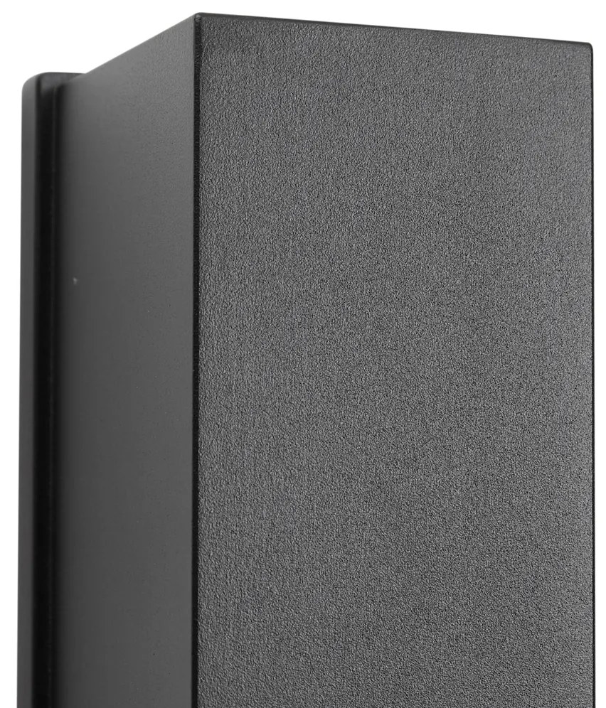 Lampada da parete nera magnetica con LED ricaricabile - Baleno