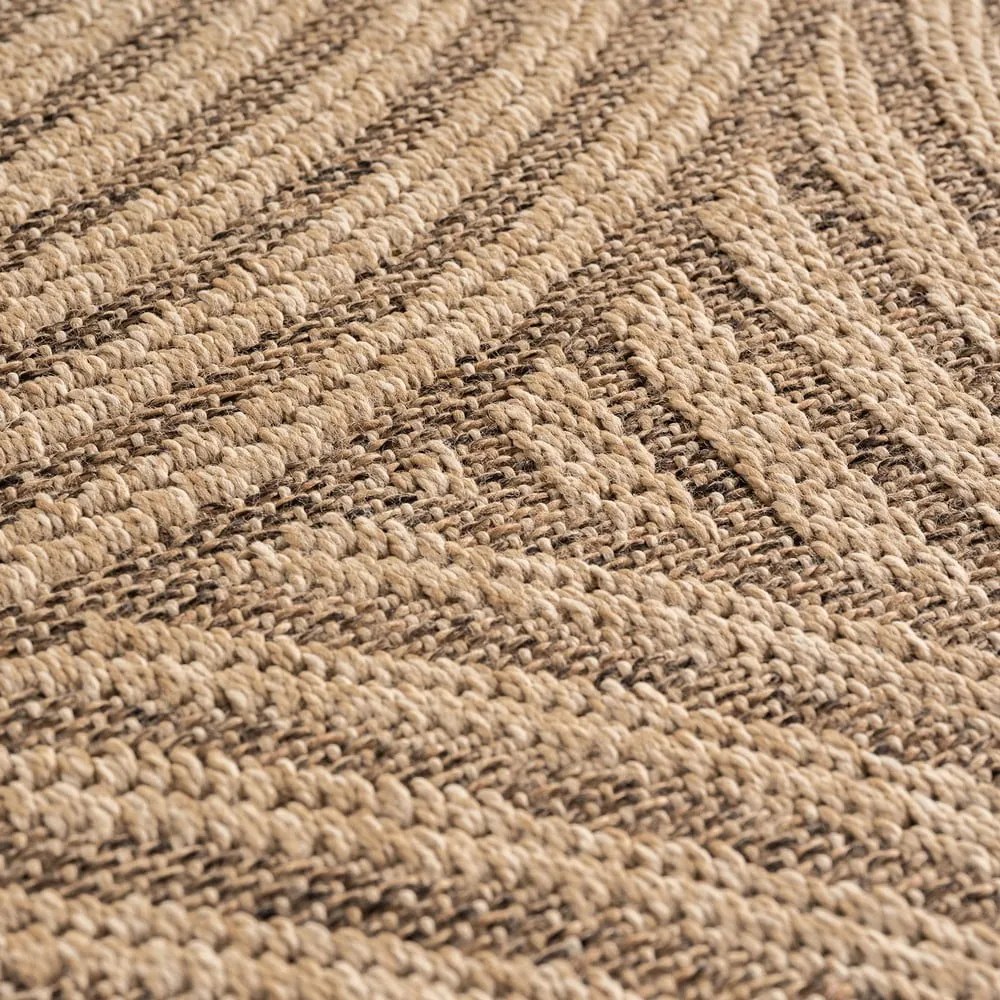 Tappeto da interno ed esterno marrone 80x150 cm Timber 1401 – Ayyildiz Carpets