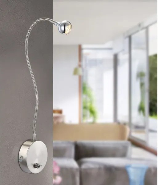 Globo 24109W - Lampada flessibile LED SERPENT LED/3W/230V