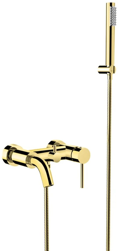 Besco Illusion rubinetto per vasca e doccia a parete oro BW-IS-ZL
