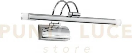 Applique a parete led sigma cromo 4w 550lm 3500k 40,3x21,5x12cm per...