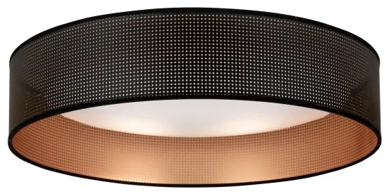 Duolla - Plafoniera LED ROLLER LED/24W/230V diametro 45 cm nero/rame