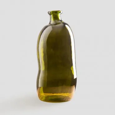Vaso in vetro riciclato Boyte 73 cm & Verde Fogliame - Sklum