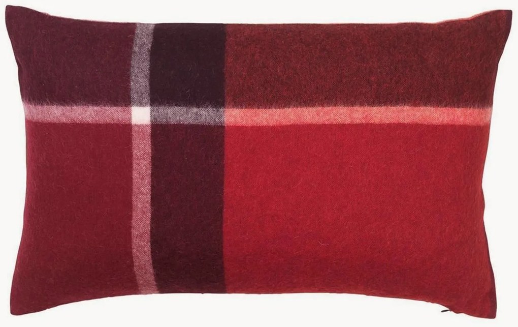 Copricuscino reversibile in lana di alpaca Manhattan