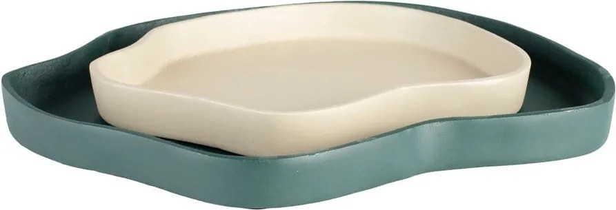 Vassoi decorativi in metallo in set di 2 35x23 cm Revolt - Zuiver