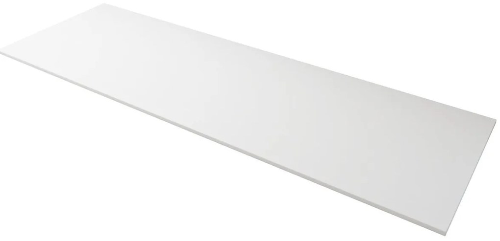 Top per lavabo Bellagio BADEN HAUS L 63 x H 1.2 x P 46 cm bianco solid surface, opaco