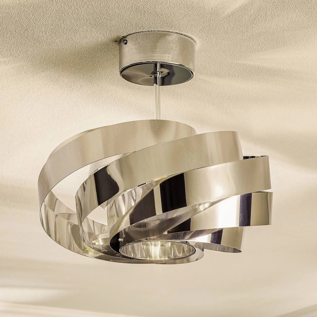 Plafoniera soffitto Vento Euluna, dimmerabile, Cromo / Argento, Soggiorno / Sala da pranzo, Metallo, Moderno, Plafoniera