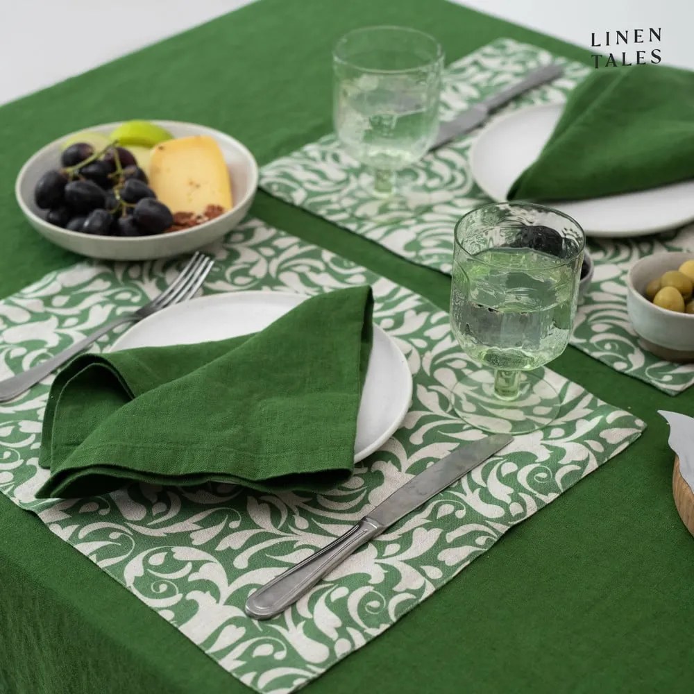 Tovaglia in lino 140x200 cm True Green – Linen Tales