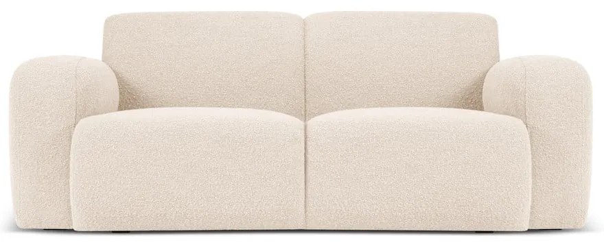 Divano in tessuto bouclé beige 170 cm Molino - Micadoni Home