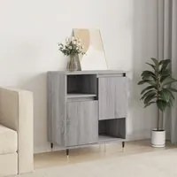 Credenza Grigio Sonoma 60x35x70 cm in Legno Multistratocod mxl 80680