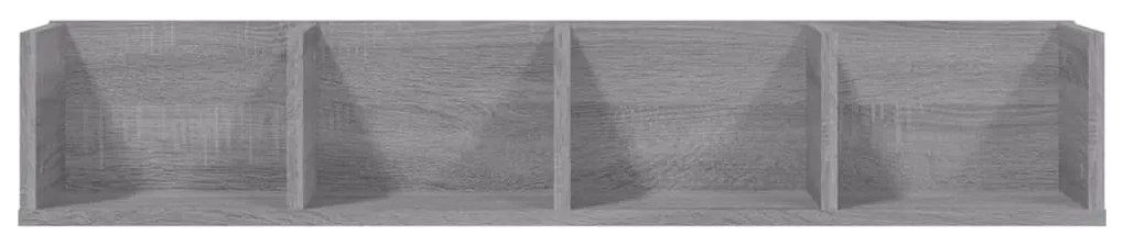 Mensola a muro cd grigio sonoma 100x18x18 cm legno multistrato