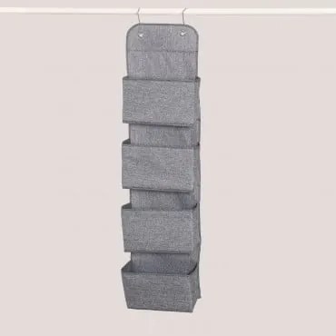 Organizer con 4 scompartimenti Tarinna Grigio - Sklum
