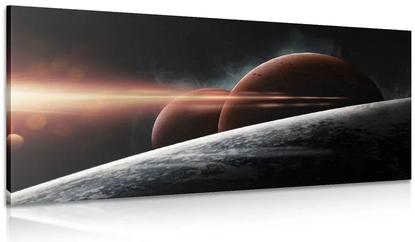Quadro su tela – Pianeti nella galassia