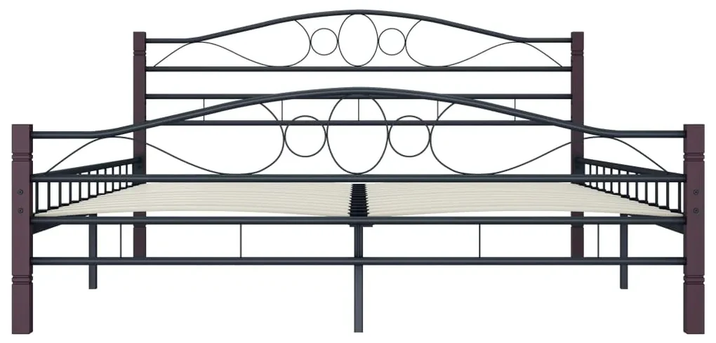 Giroletto nero in metallo 200x200 cm