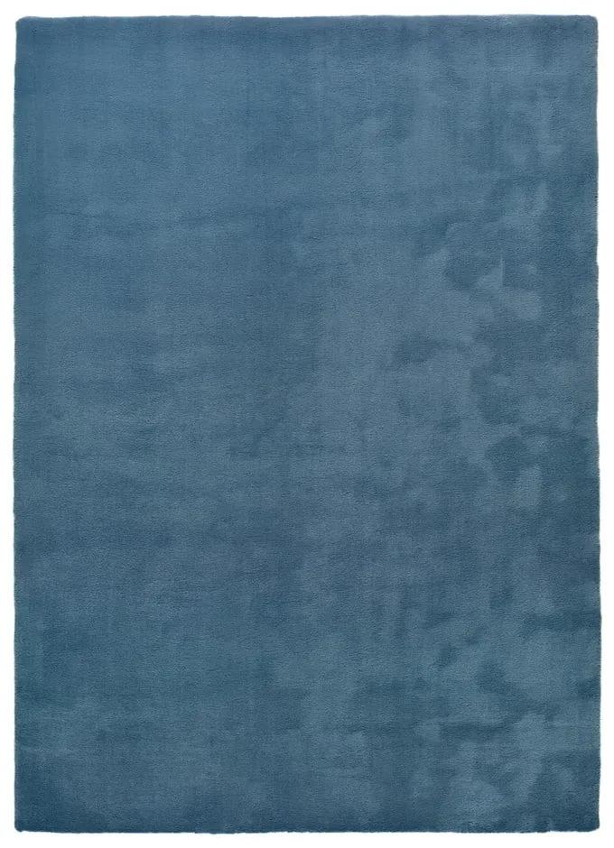 Tappeto blu , 80 x 150 cm Berna Liso - Universal
