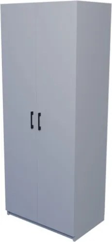 Armadio Guardaroba 74x45x182 Con Barra Appendiabiti Brando Bianco