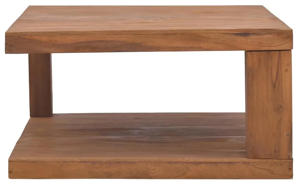 Tavolino da salotto 65x65x33 cm in legno massello di teak