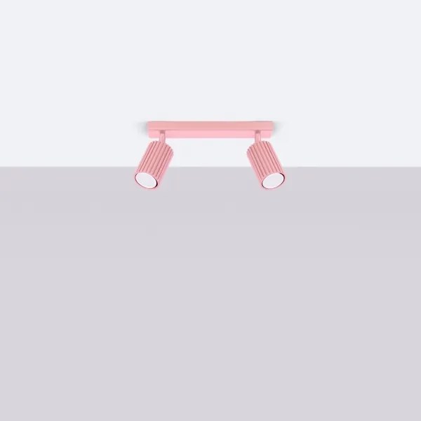 Brilagi - Faretto LED CRESTO 2xGU10/10W/230V rosa