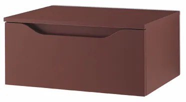 Mobile bagno sospeso top con lavabo da appoggio e 2 cassetti - MIXI G