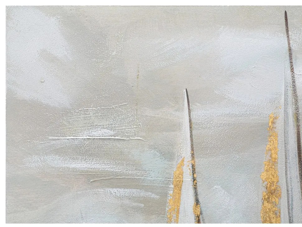 Dipinto 100x80 cm Gold Boat - Mauro Ferretti