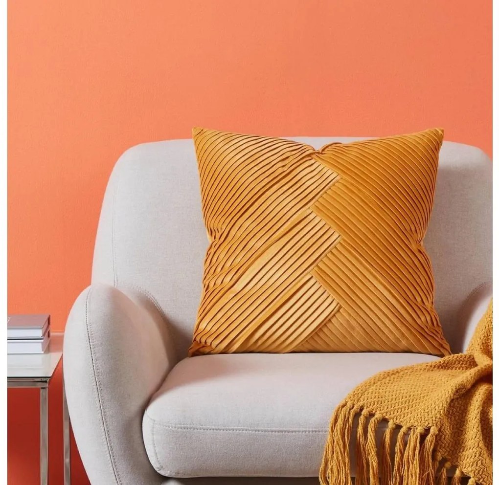 Eglo 420263 - Cuscino decorativo SHOURA 45x45 cm giallo