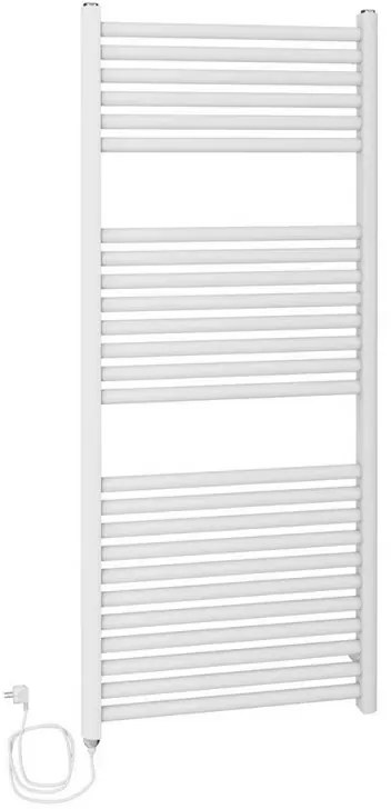 Termoarredo elettrico bianco 700w H120 x 50 interasse 45 cm