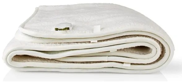 Nedis PEBL120CWT1 - Termocoperta elettrica 60W/230V 150x80 cm lana