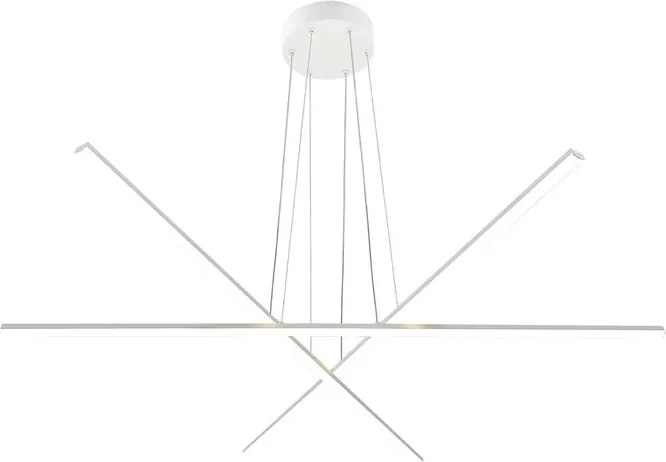 Lampadario LED design MIKADO bianco Ø100cm, luce con 3 temperature di colore 4500 lumen