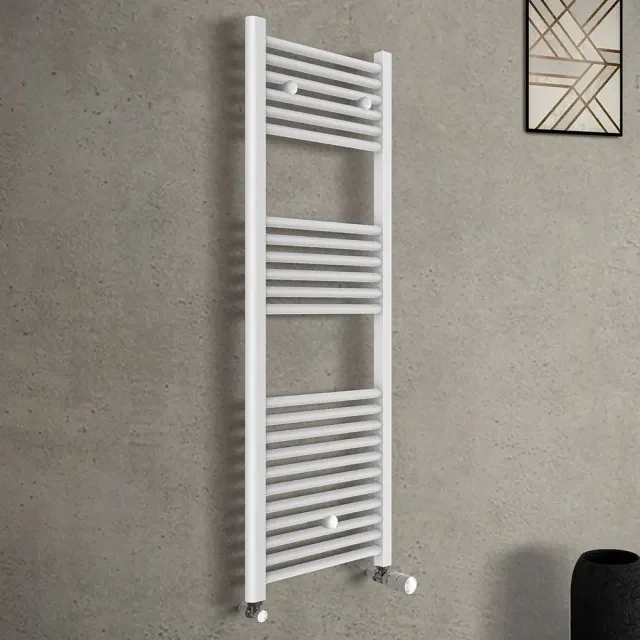 Scaldasalviette elettrico L 40 cm bianco