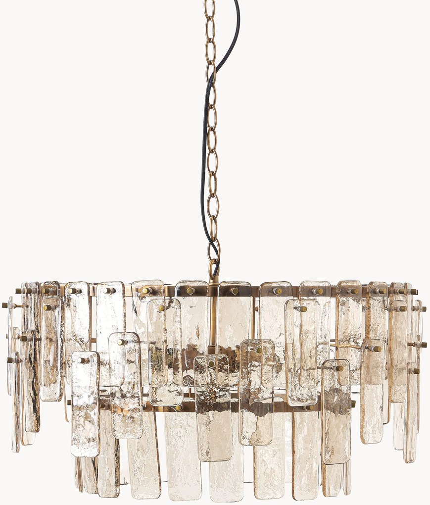 Lampada a sospensione grande in vetro Cersei