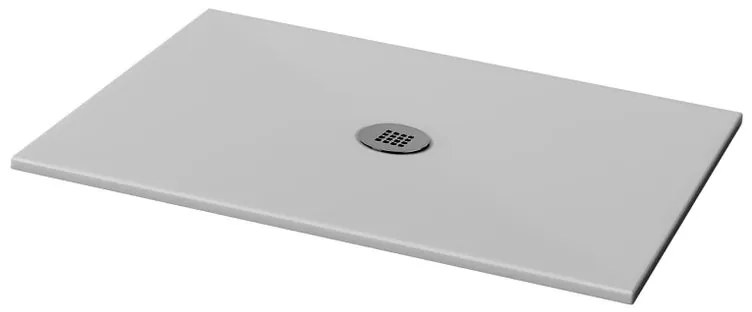 Piatto doccia in ceramica extra slim grigio L 90 x L 70 cm