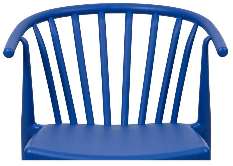 Sedia da esterno blu in plastica Capri – Bonami Essentials