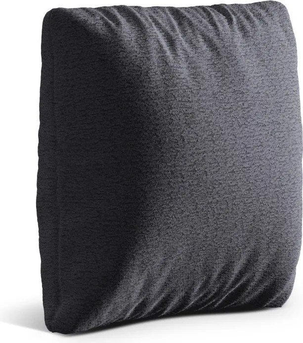 Cuscino per divano grigio scuro con rivestimento in bouclé Kemi – Cosmopolitan Design