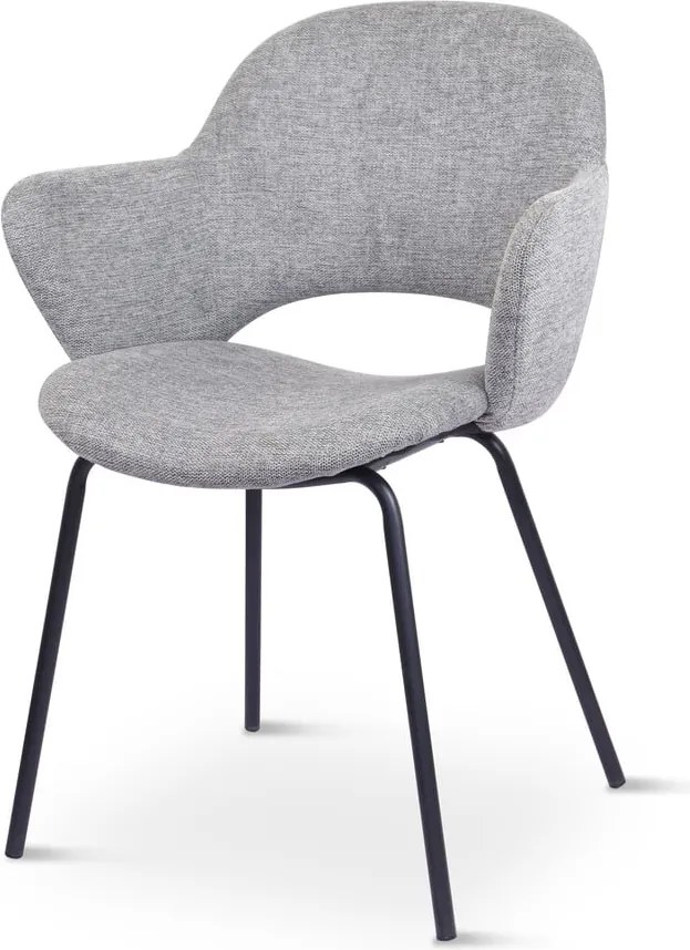 Set di sedie da pranzo grigio chiaro in imbottito 2 pz Rowley – Unique Furniture