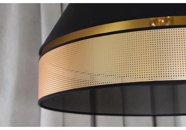Duolla - Lampadario a sospensione con filo COPPER SHINY 1xE27/15W/230V diametro 60 cm nero/rame