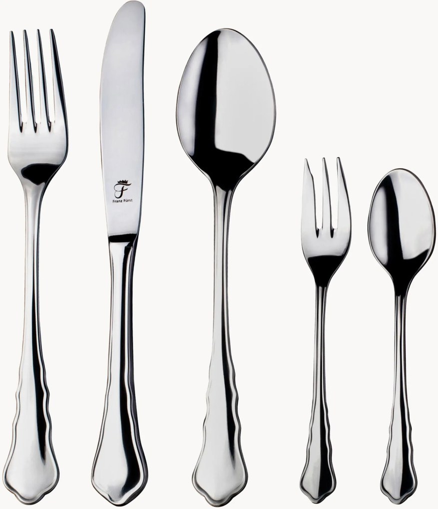 Set di 30 posate per 6 persone Chippendale