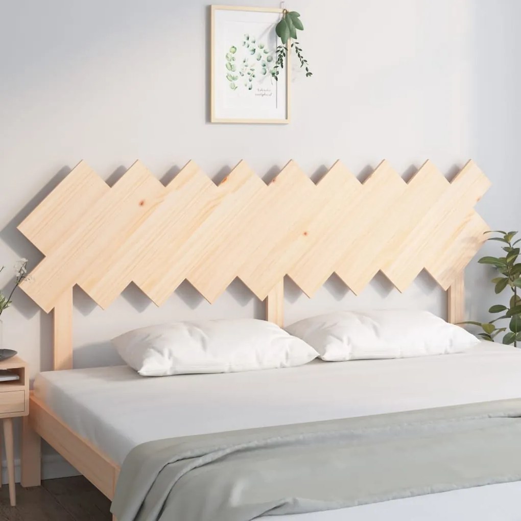 Testiera per letto 178x3x80,5 cm in legno massello di pino