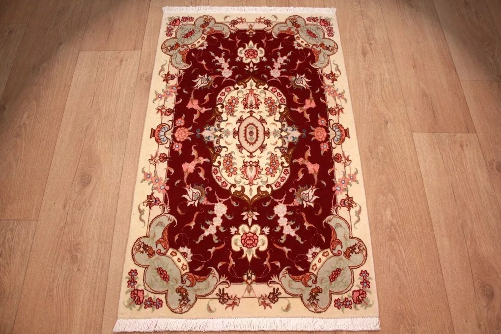 Tabriz Tappeto persiano 90x60 (Iran) Annodato A Mano