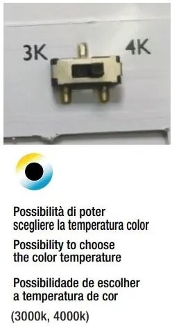 PEGASO Plafoniera LED quadrata bianca 18W CCT regolabile