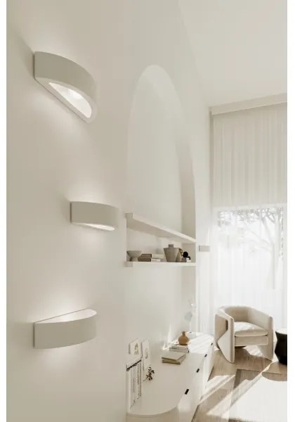 Sollux SL.0001 - Applique ATENA 1xE27/60W/230V 40,5 cm bianco