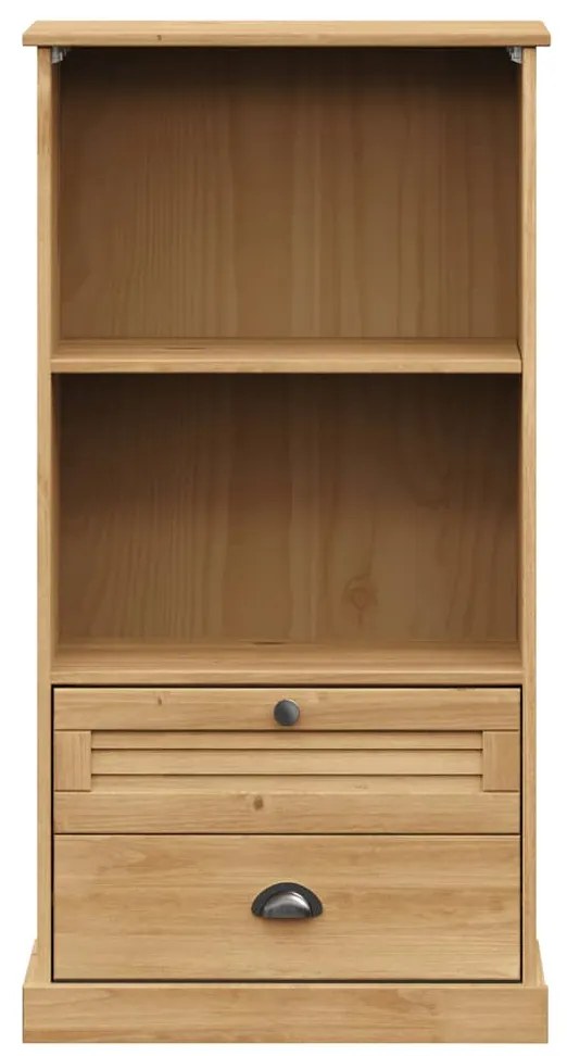 Libreria vigo 60x35x114,5 cm in legno massello di pino