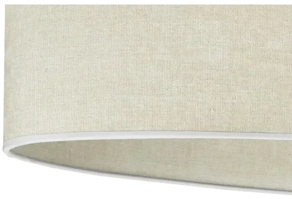 Duolla - Lampadario a plafone OVAL 1xE27/15W/230V grigio