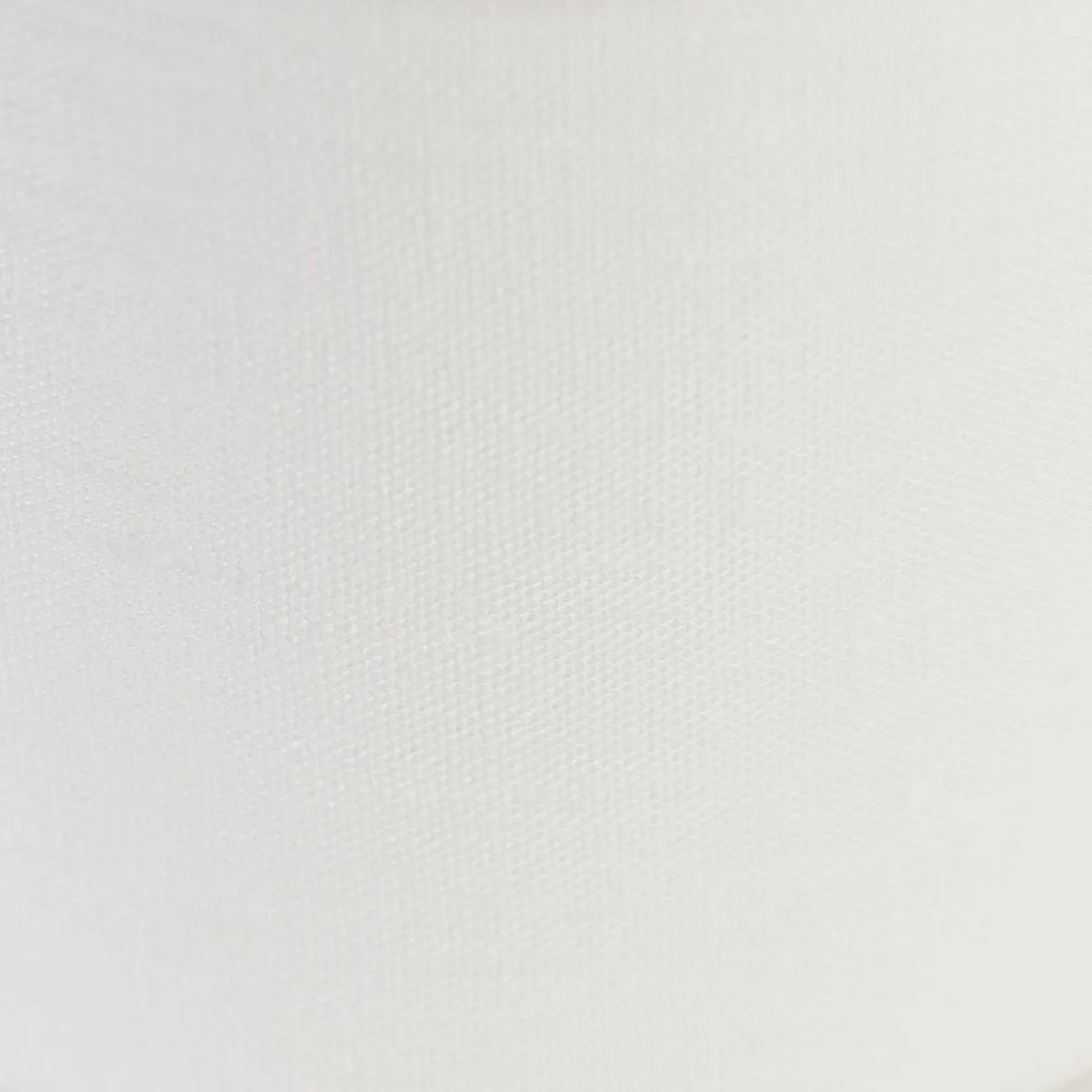 Paralume in cotone bianco | 18/18/14